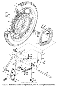 TR2 Переднее колесо