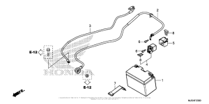 NC700J (DCT) Аккумулятор