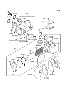 ZL400 Воздушный фильтр