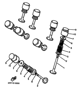 FJ1100 Клапана