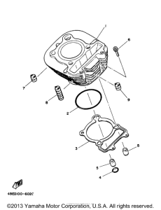 XT225JC Цилиндры
