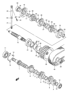 LS650 Трансмиссия