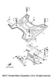 YW125 Подножки