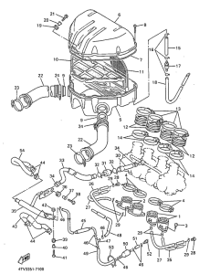 YZF600R Впускная система