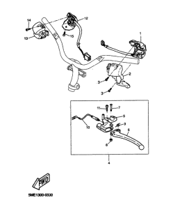 YQ100 Handle switch. lever