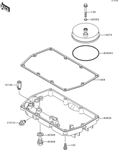 EN500 Поддон картера