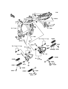 BX250 Подножки