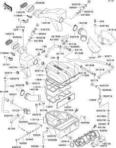 ZX600 Air cleaner(1 / 2)