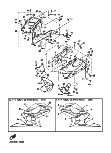 YZF600R YZF600RW Cowling comp