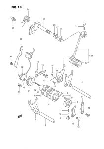 DR650 Переключение передач