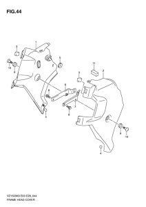 VZ1500 Frame head cover