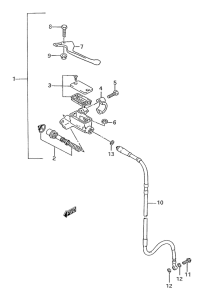 SMX50 Передний тормозной цилиндр