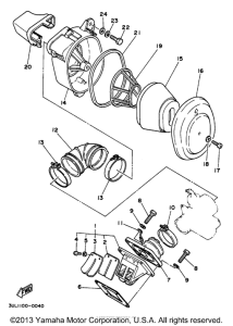 RT100J Впускная система