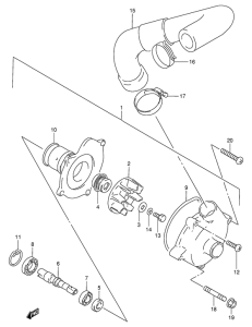 RF900 Водяная помпа