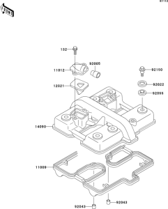ER500 Крышка головки цилиндров
