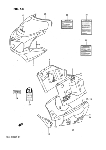 GSX-R1100 Cowling body