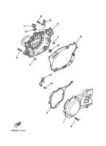 XT250T ｸﾗﾝｸｹｰｽｶﾊﾞｰ 1