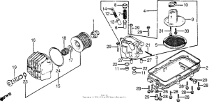 CBX Oil filter + oil pump