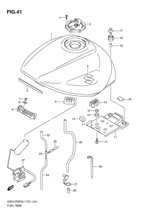 GSX1250 (ABS) Tank fuel