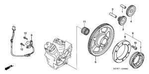 NT700V Pulse generator /  starting clutch