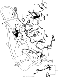 SL70 Wire harness + battery