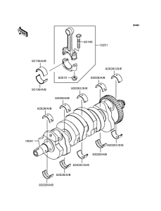 ZR1000 Коленвал