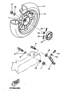CW50 Переднее колесо