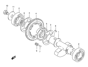 GZ250 Балансир кривошипа