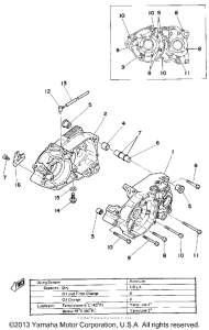 MX175G Картер двигателя