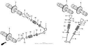 VF750C Распределительный вал