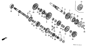 XR600R Трансмиссия