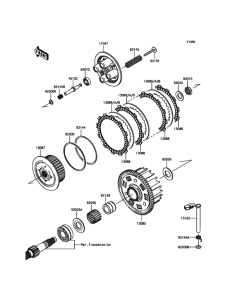ZR800 Сцепление