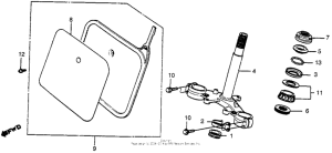 CR80R Траверса нижняя