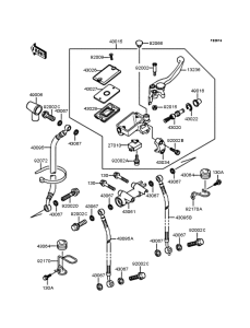 ZX900 Главный тормозной цилиндр