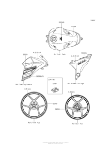 ZR800 Decals (Green)(Aff)