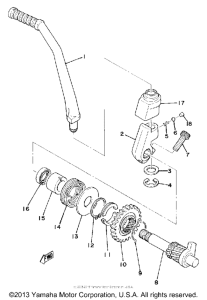 MX175F Кик стартер