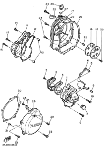 FZR400RR ｸﾗﾝｸｹｰｽｶﾊﾞｰ 1