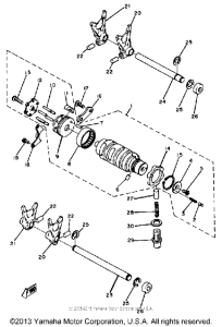 XS400SH Копирный вал