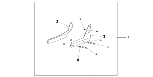 VT750C2 Ch bkrst mnt brkt