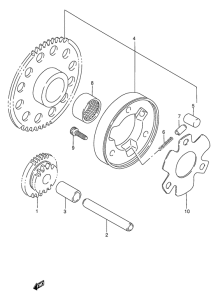 RG125 Муфта стартера