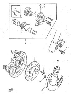 CW50RSX Передний тормоз