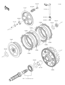 EX400 Сцепление