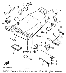XJ650LJ Сиденье