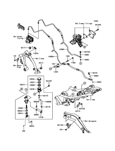 ER650 Задний торм цилиндр