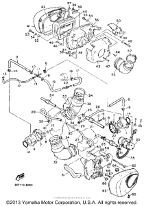 XV1100WC Воздушный фильтр