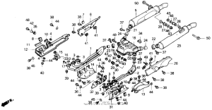 GL1500SE Exhaust muffler se