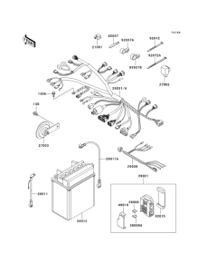 KLE500 Электрика