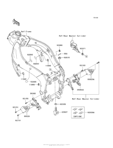 ZX600 Frame Fittings (Front)