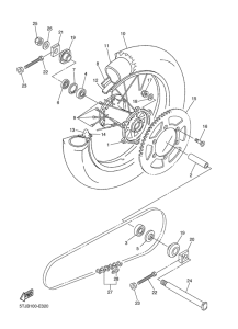 WR250F Переднее колесо