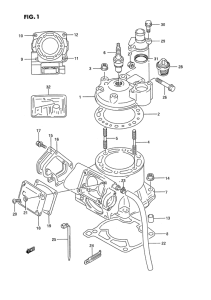RMX250 Цилиндр